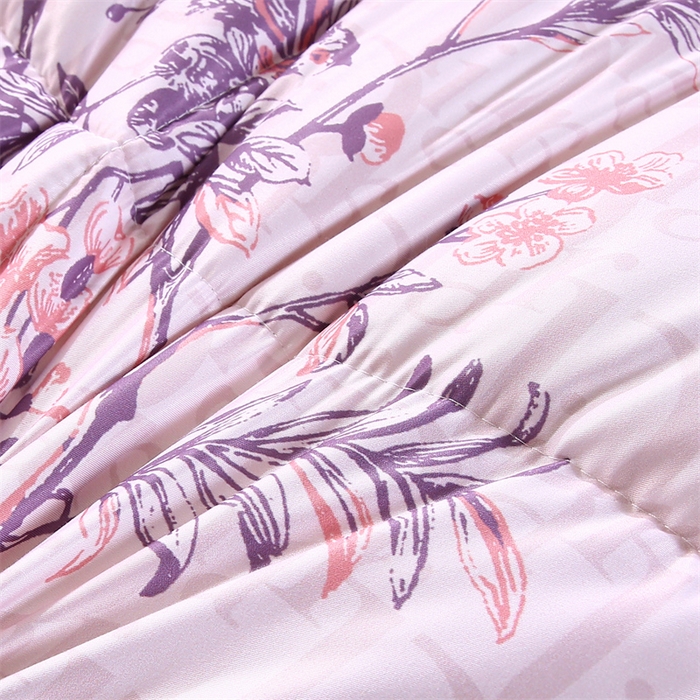 91家纺网 家纺一手货源 找家纺 好老表被业 2025新款印花羽丝绒冬被被子被芯 雅韵枝头