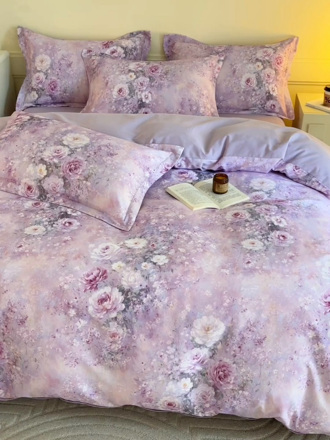 91家纺网 家纺一手货源 找家纺 （总）元元家居（元元被业） 2025秋冬新款全棉纯棉磨毛印花四件套