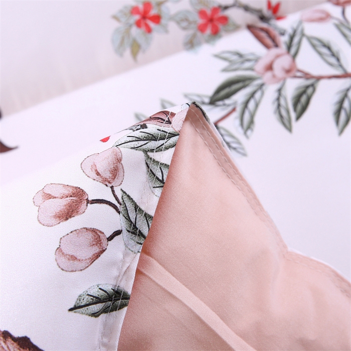 91家纺网 家纺一手货源 找家纺 好老表被业 2025新款印花羽丝绒冬被被子被芯 枝漾花庭