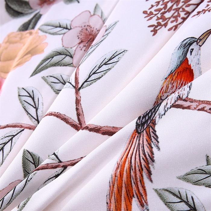 91家纺网 家纺一手货源 找家纺 好老表被业 2025新款印花羽丝绒冬被被子被芯 枝漾花庭