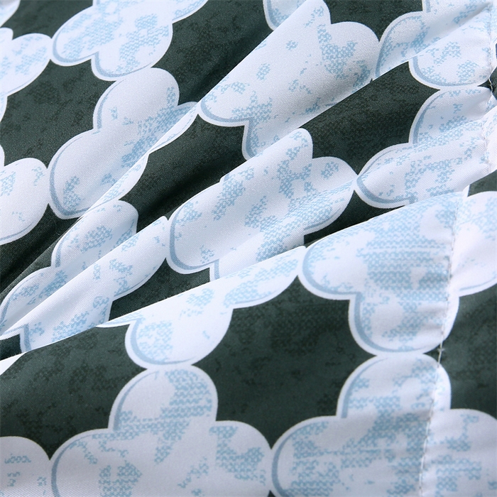 91家纺网 家纺一手货源 找家纺 好老表被业 2025新款印花羽丝绒冬被被子被芯 四叶星韵