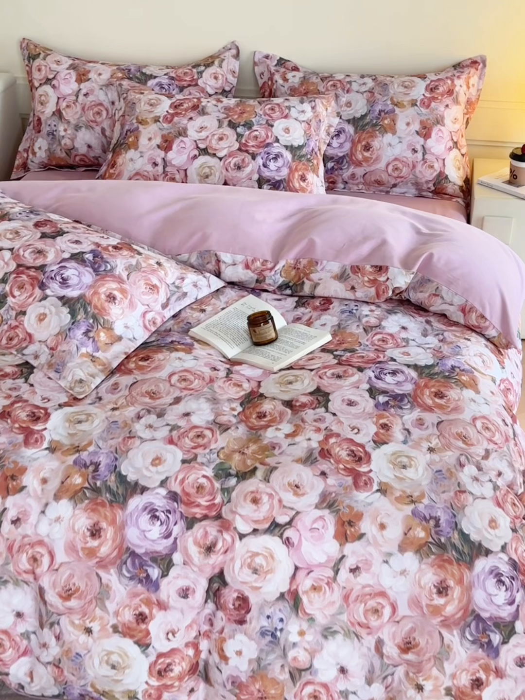 91家纺网 家纺一手货源 找家纺 元元家居（元元被业） 2025秋冬新款全棉纯棉磨毛印花单被套 听香水榭