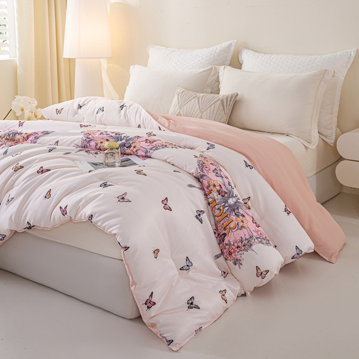 91家纺网 家纺一手货源 找家纺 （总）好老表被业 2025新款印花冬被整张云朵棉被芯零压四季被子蓄能发热加厚单双人春秋被