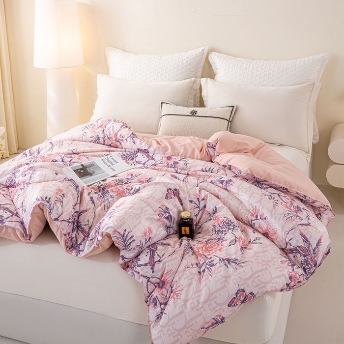 91家纺网 家纺一手货源 找家纺 好老表被业 2025新款印花云朵棉冬被四季被被子被芯 雅韵枝头