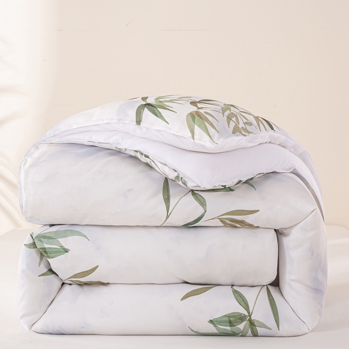 91家纺网 家纺一手货源 找家纺 好老表被业 2025新款印花云朵棉冬被四季被被子被芯 竹韵悠然