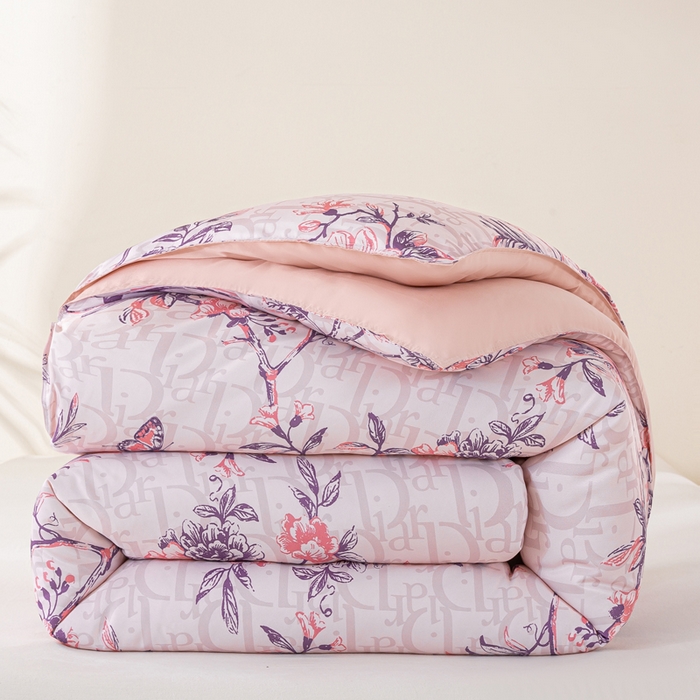 91家纺网 家纺一手货源 找家纺 好老表被业 2025新款印花云朵棉冬被四季被被子被芯 雅韵枝头