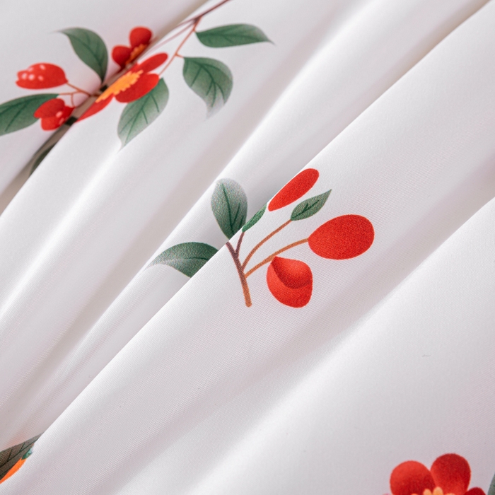 91家纺网 家纺一手货源 找家纺 好老表被业 2025新款印花云朵棉冬被四季被被子被芯 雀语硕果