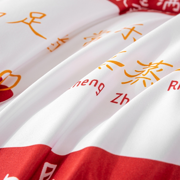 91家纺网 家纺一手货源 找家纺 好老表被业 2025新款印花云朵棉冬被四季被被子被芯 吉语满铺