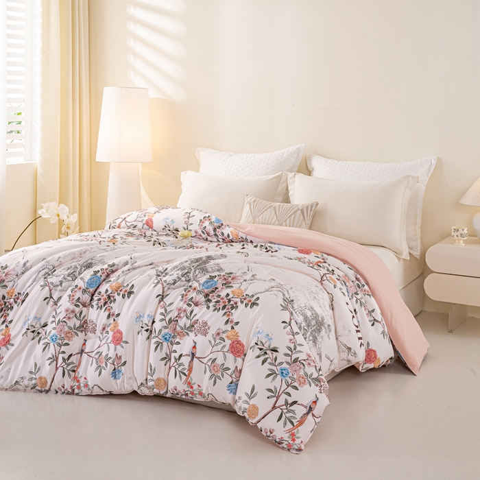 91家纺网 家纺一手货源 找家纺 （总）好老表被业 2025新款印花棉冬被整张保暖棉被芯四季被子蓄能发热加厚单双人春秋被