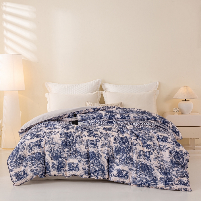 91家纺网 家纺一手货源 找家纺 （总）好老表被业 2025新款印花棉冬被整张保暖棉被芯四季被子蓄能发热加厚单双人春秋被