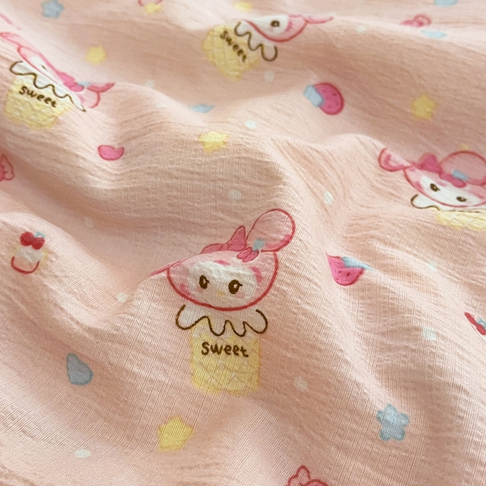 91家纺网 家纺一手货源 找家纺 （总）澜妃 2025春夏新款云感双层纱夏被夏凉被空调被四件套