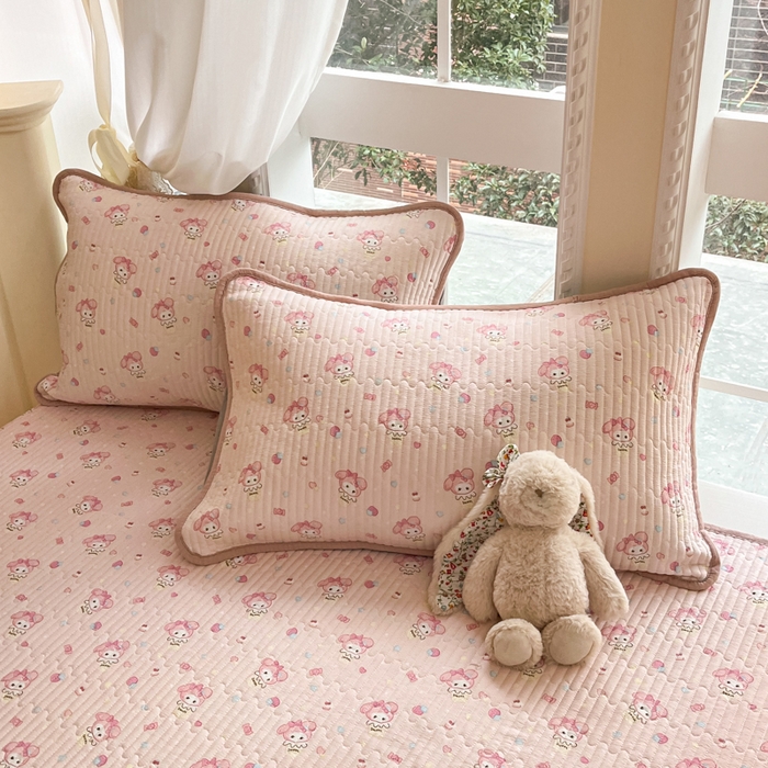 91家纺网 家纺一手货源 找家纺 （总）澜妃 2025春夏新款云感双层纱夏被夏凉被空调被四件套