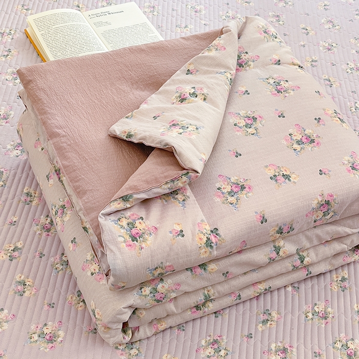 澜妃 2025春夏新款云感双层纱夏被夏凉被空调被四件套 初暖