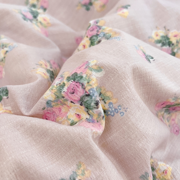 91家纺网 家纺一手货源 找家纺 澜妃 2025春夏新款云感双层纱夏被夏凉被空调被四件套 初暖