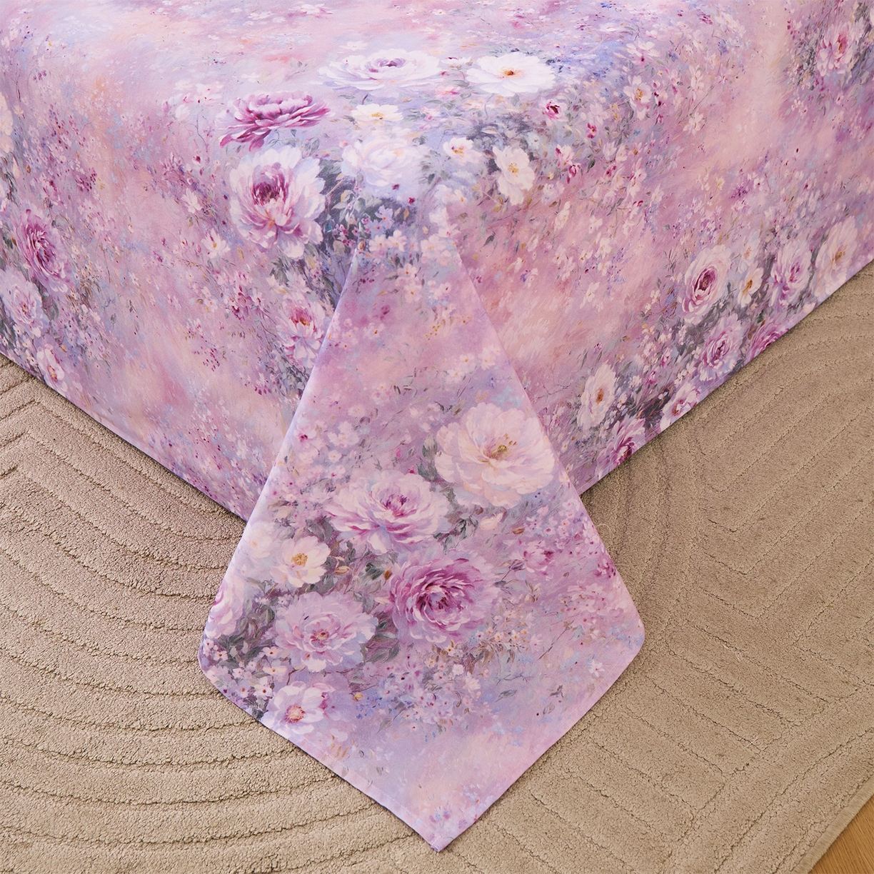 91家纺网 家纺一手货源 找家纺 （总）元元家居（元元被业） 2025秋冬新款全棉纯棉磨毛印花单床单