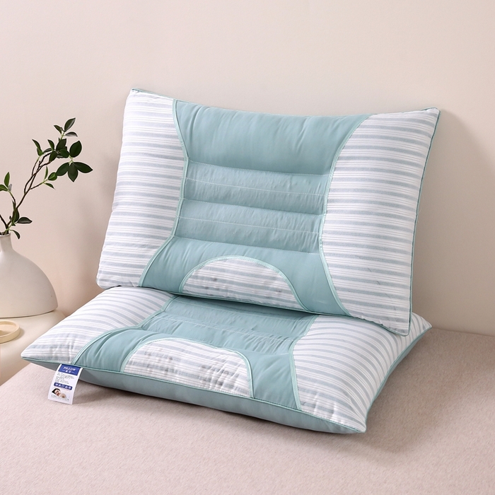 91家纺网 家纺一手货源 找家纺 （总）珍贝家纺 2025新款韩版决明子枕亲肤舒适简约枕头枕芯