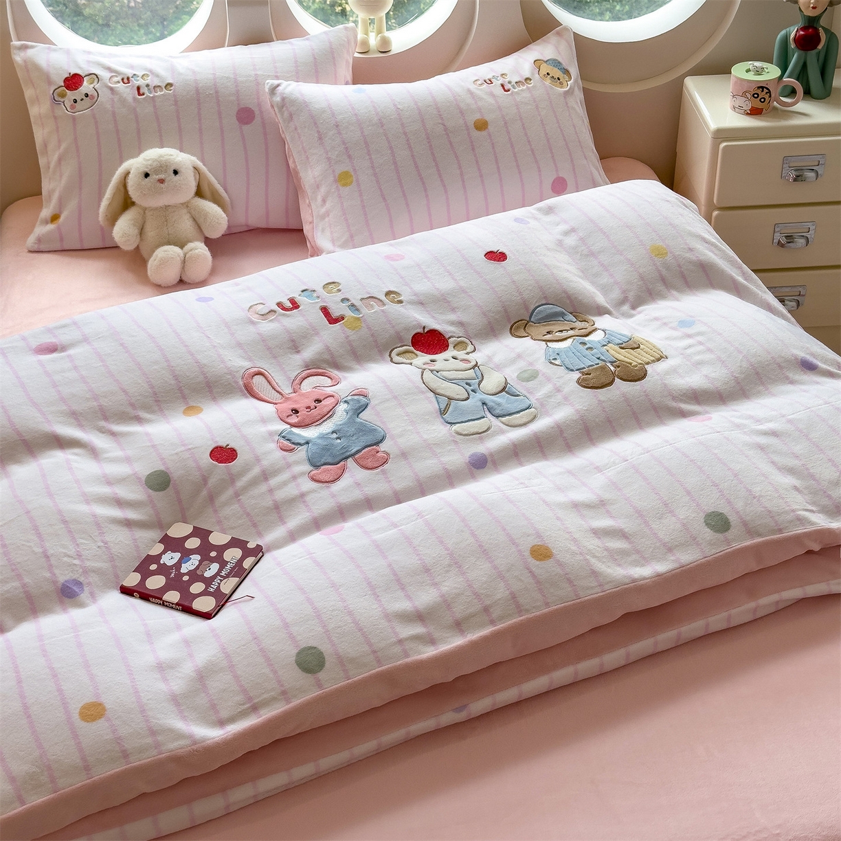 91家纺网 家纺一手货源 找家纺 （总）五月家纺 2025新款A类纯棉皱皱纱大豆被冬被春秋被 被子被芯（10%大豆纤维包检测）