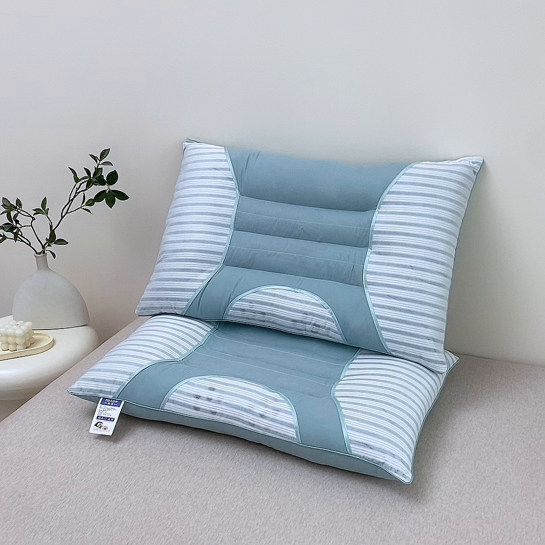 91家纺网 家纺一手货源 找家纺 （总）珍贝家纺 2025新款韩版决明子枕亲肤舒适简约枕头枕芯