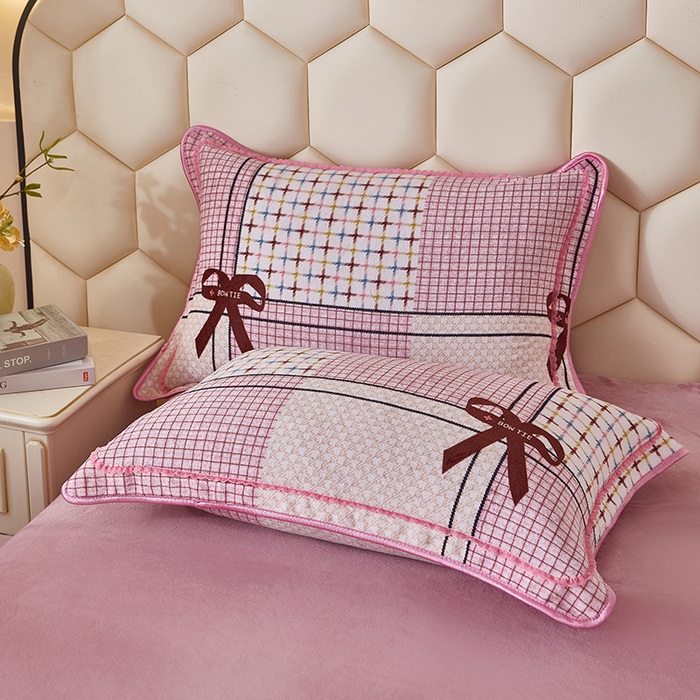 91家纺网 家纺一手货源 找家纺 栩裕 2025新款7斤重牛奶金貂绒印花牛奶绒四件套 粉恋