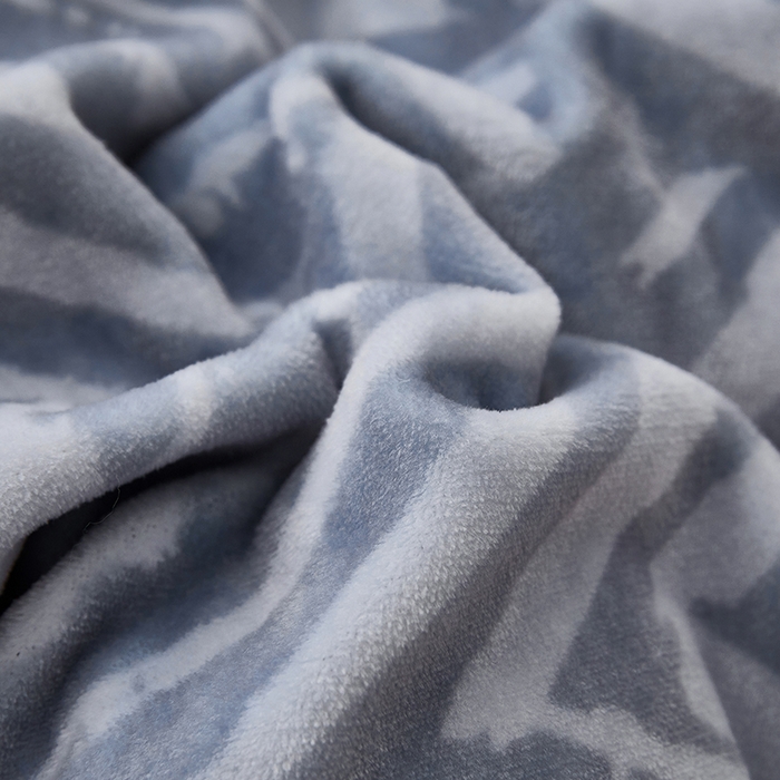 91家纺网 家纺一手货源 找家纺 栩裕 2025新款7斤重牛奶金貂绒印花牛奶绒四件套 几何～灰