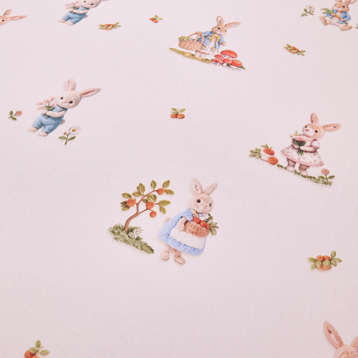 91家纺网 家纺一手货源 找家纺 元元家居（元元被业） 2025秋冬新款全棉纯棉磨毛印花单床单 彼得庄园