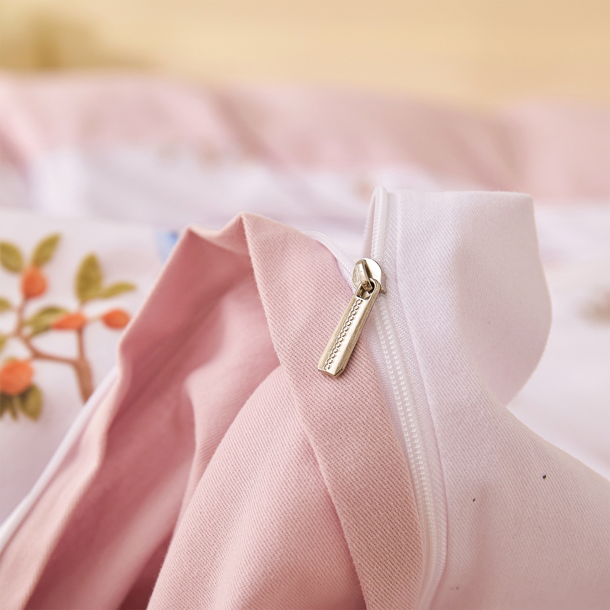 91家纺网 家纺一手货源 找家纺 元元家居（元元被业） 2025秋冬新款全棉纯棉磨毛印花四件套 彼得庄园