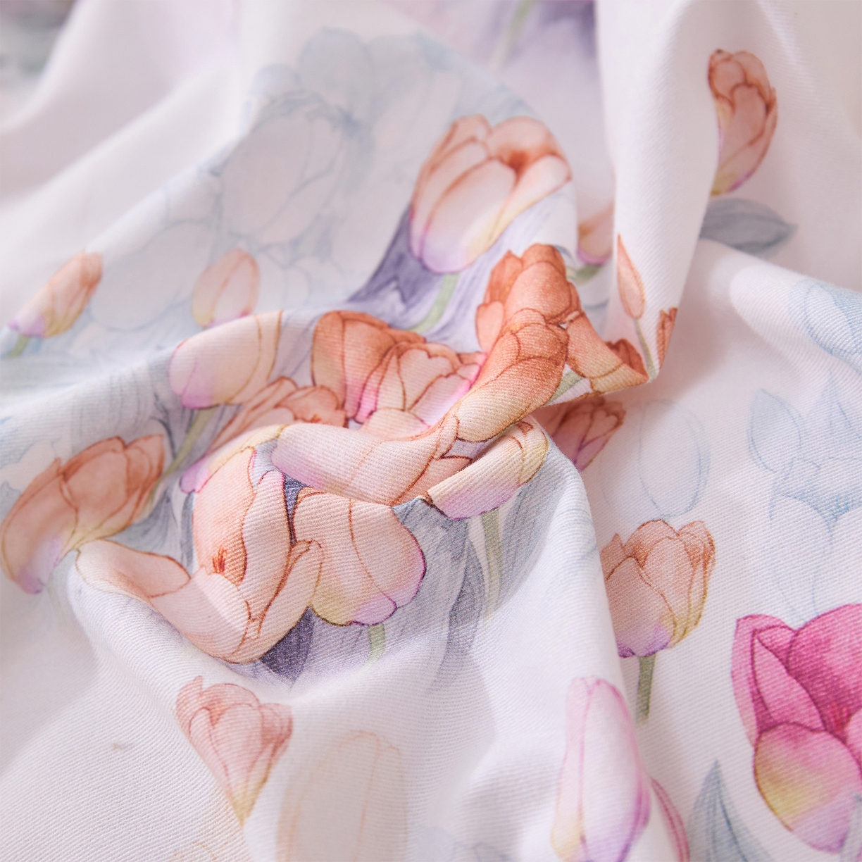 91家纺网 家纺一手货源 找家纺 元元家居（元元被业） 2025秋冬新款全棉纯棉磨毛印花四件套 大漂亮