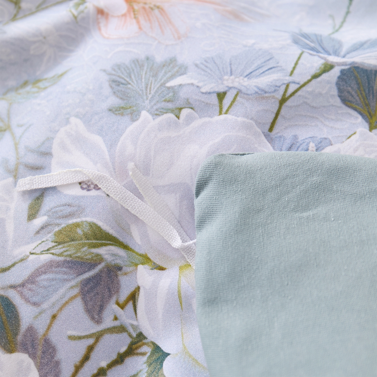 91家纺网 家纺一手货源 找家纺 元元家居（元元被业） 2025秋冬新款全棉纯棉磨毛印花四件套 玫瑰花绣