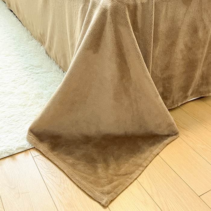 91家纺网 家纺一手货源 找家纺 小叮当家纺仓储工厂店 2025新款亲肤舒适成品提花包边牛奶绒四件套-提花 提花-杏咖