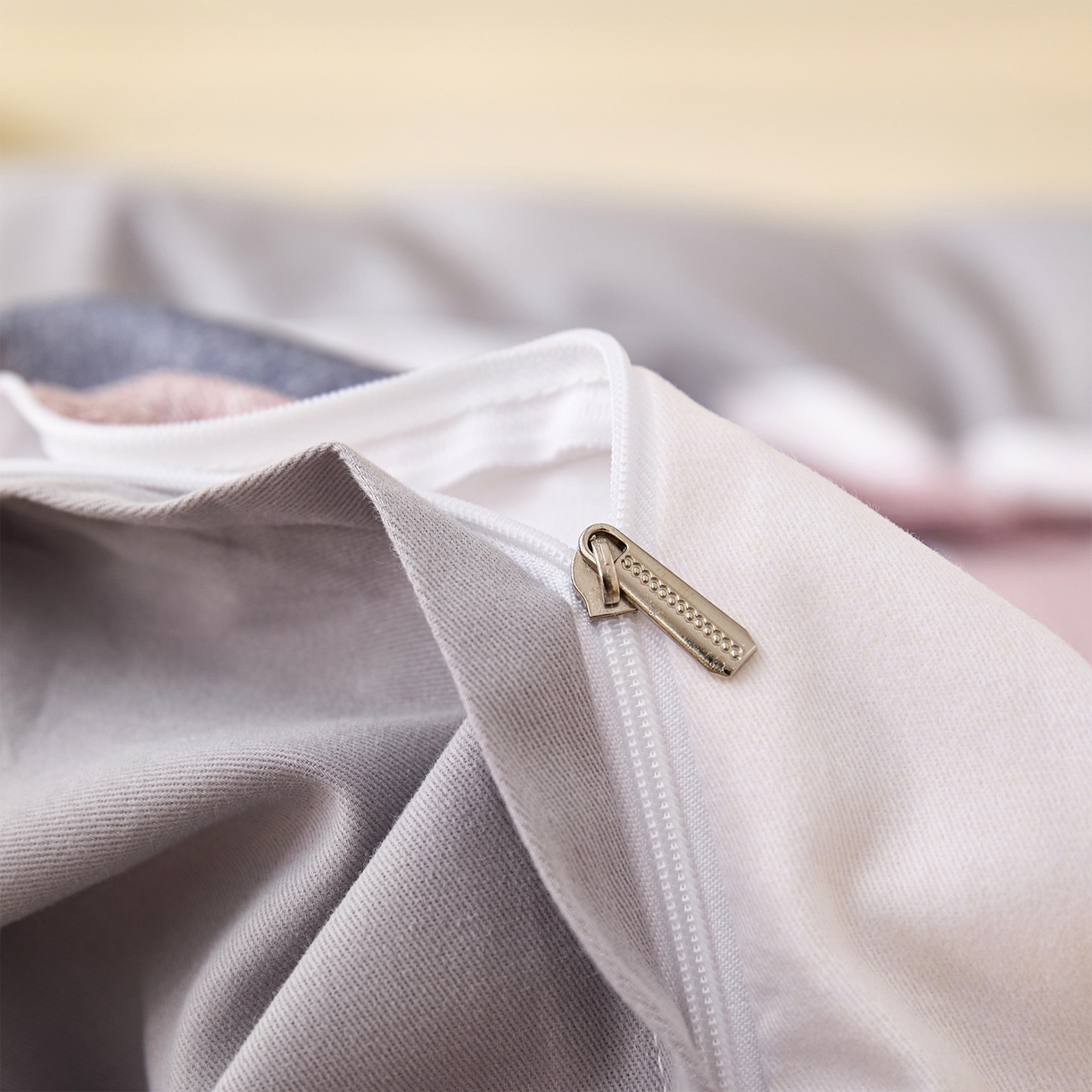 91家纺网 家纺一手货源 找家纺 元元家居（元元被业） 2025秋冬新款全棉纯棉磨毛印花四件套 佩德拉