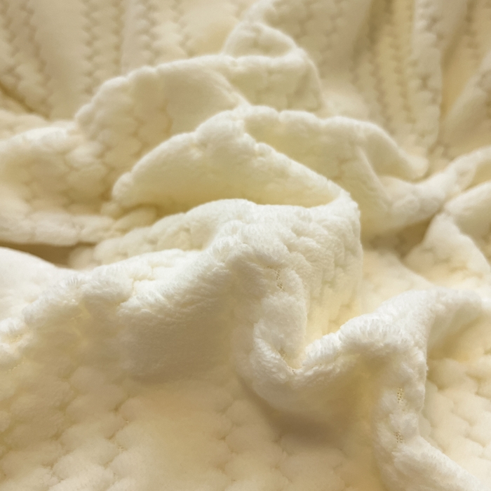 91家纺网 家纺一手货源 找家纺 小叮当家纺仓储工厂店 2025新款亲肤舒适成品提花包边牛奶绒四件套-提花 提花-奶白