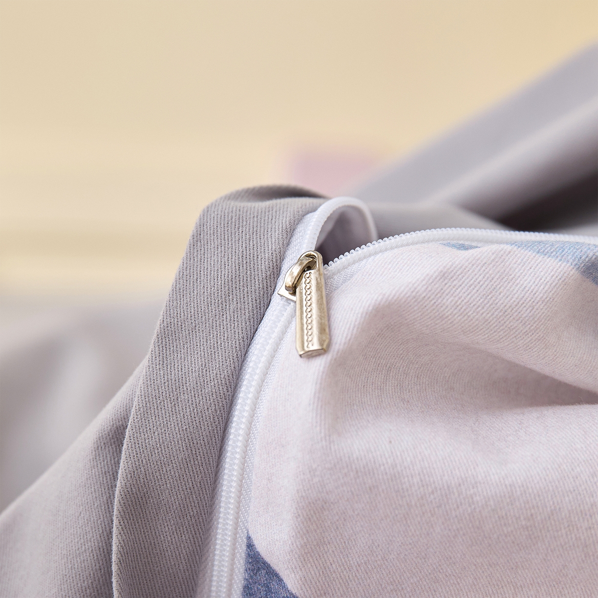 91家纺网 家纺一手货源 找家纺 元元家居（元元被业） 2025秋冬新款全棉纯棉磨毛印花四件套 骑士荣耀