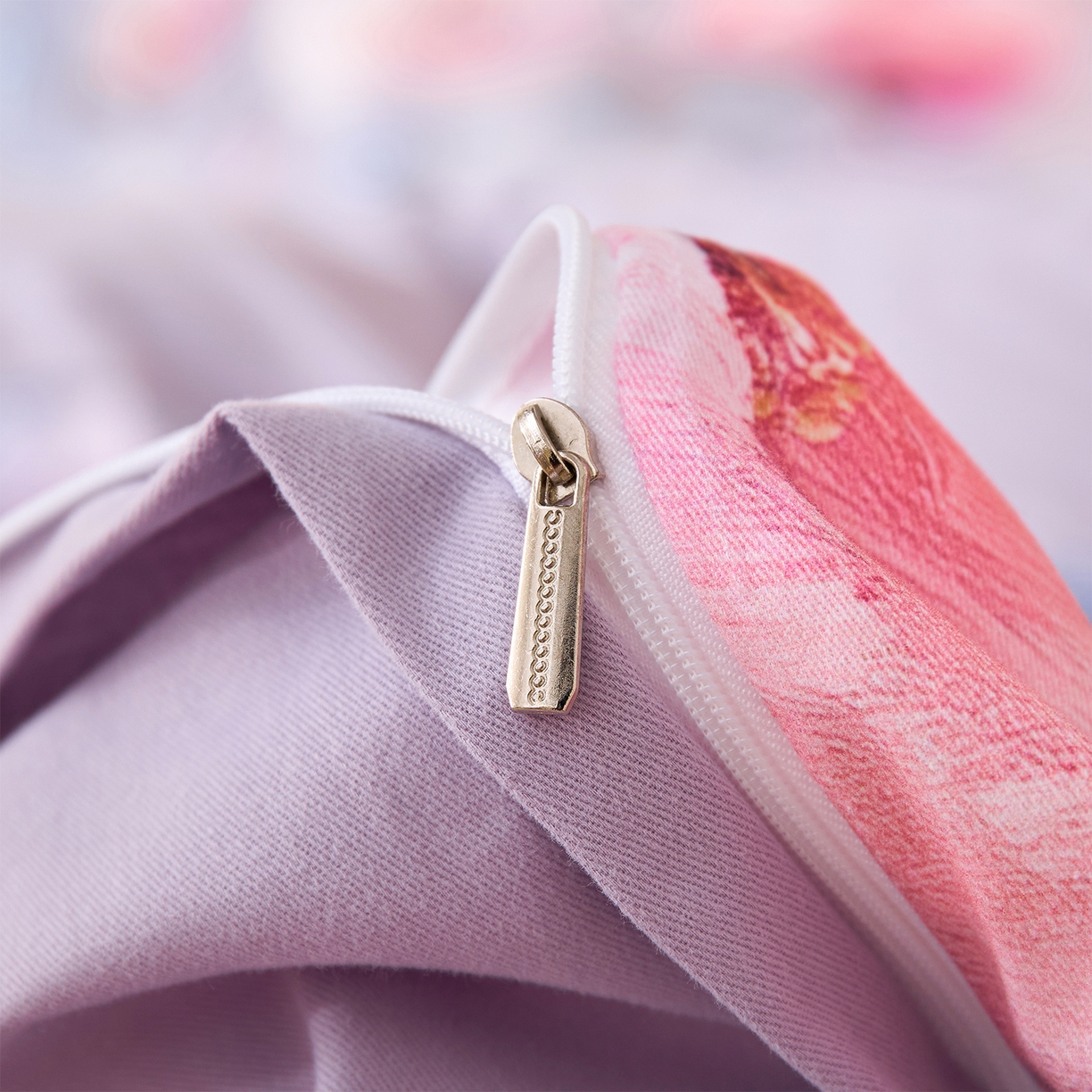 91家纺网 家纺一手货源 找家纺 元元家居（元元被业） 2025秋冬新款全棉纯棉磨毛印花四件套 山间闲云