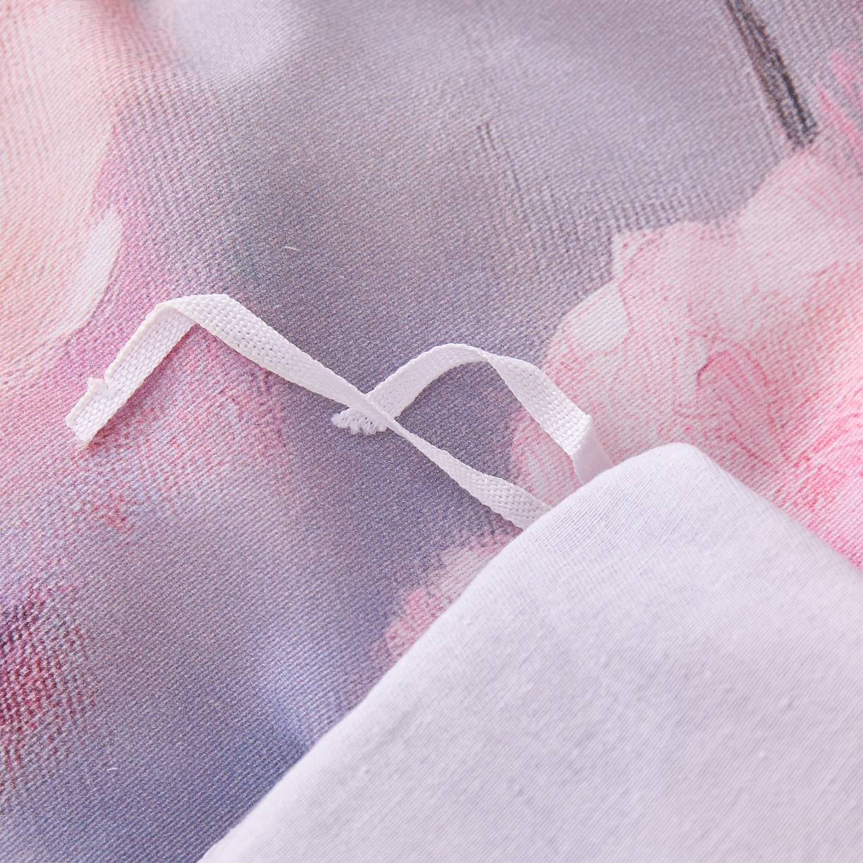 91家纺网 家纺一手货源 找家纺 元元家居（元元被业） 2025秋冬新款全棉纯棉磨毛印花四件套 山间闲云