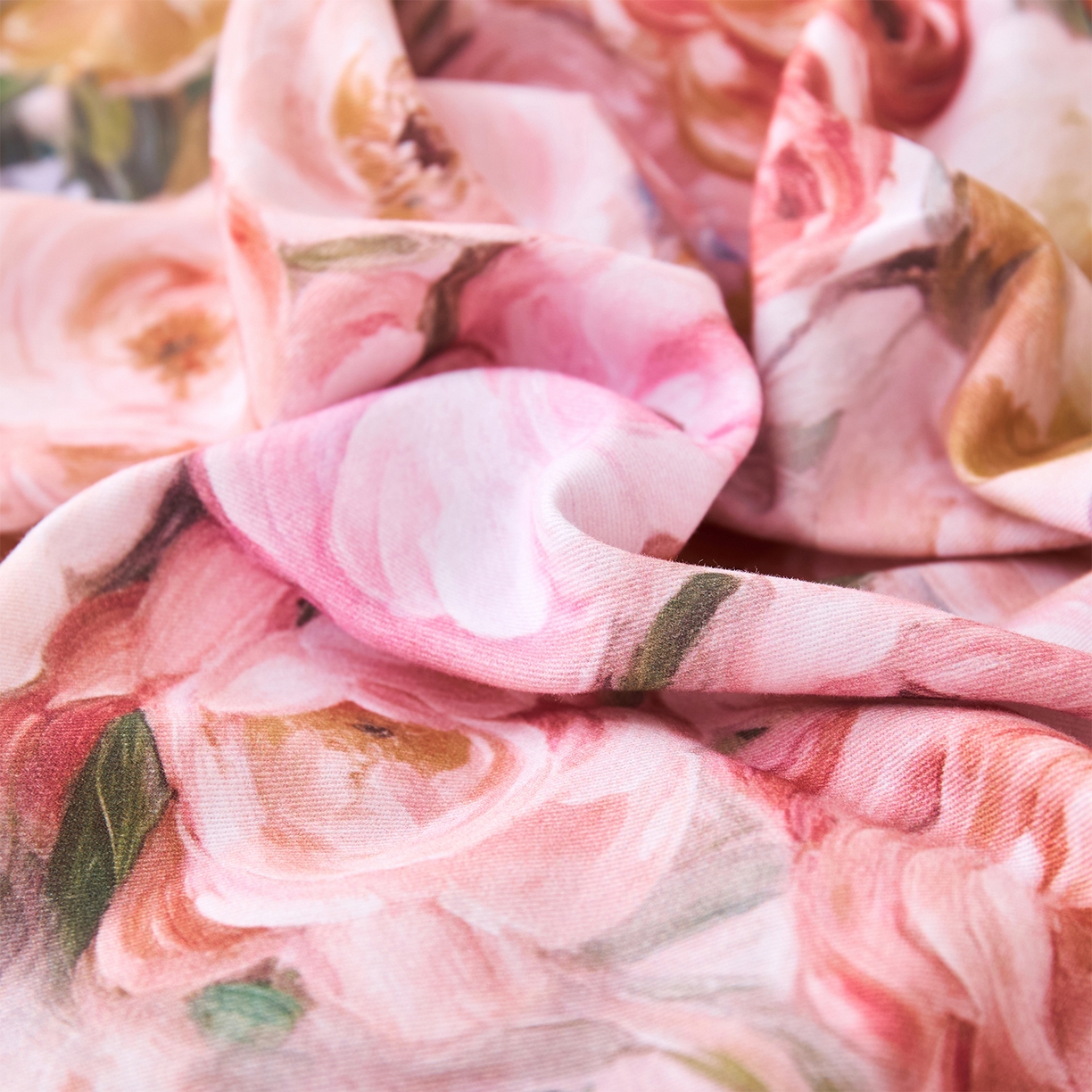 91家纺网 家纺一手货源 找家纺 元元家居（元元被业） 2025秋冬新款全棉纯棉磨毛印花四件套 听香水榭