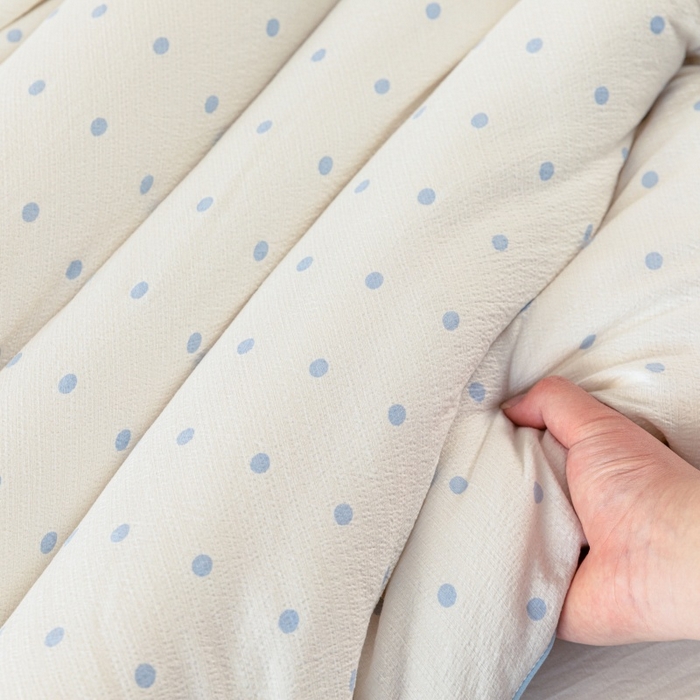 91家纺网 家纺一手货源 找家纺 小叮当家纺仓储工厂店 2025新款A类云感双层纱冬被春秋被被子被芯 海盐汤圆