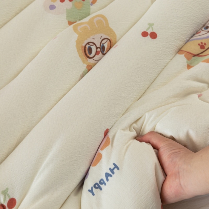 91家纺网 家纺一手货源 找家纺 小叮当家纺仓储工厂店 2025新款A类云感双层纱冬被春秋被被子被芯 拉布大王