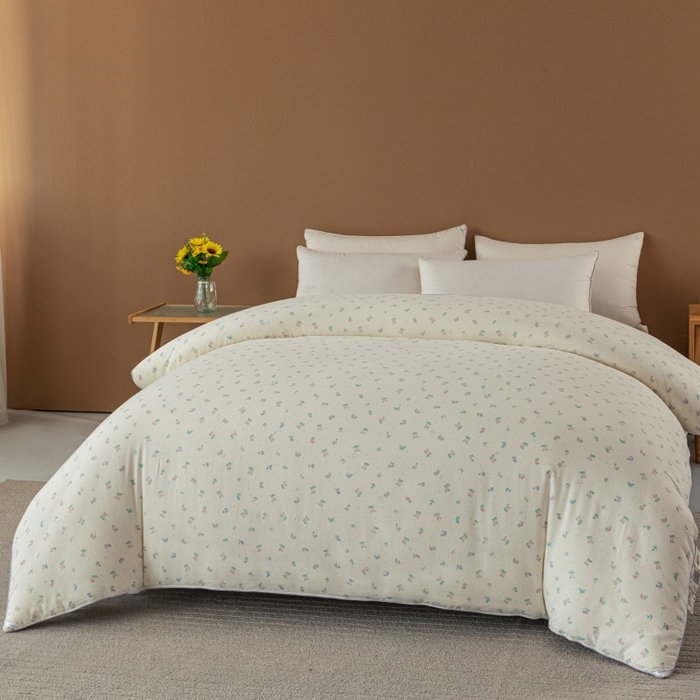 91家纺网 家纺一手货源 找家纺 小叮当家纺仓储工厂店 2025新款A类云感双层纱冬被春秋被被子被芯 初恋