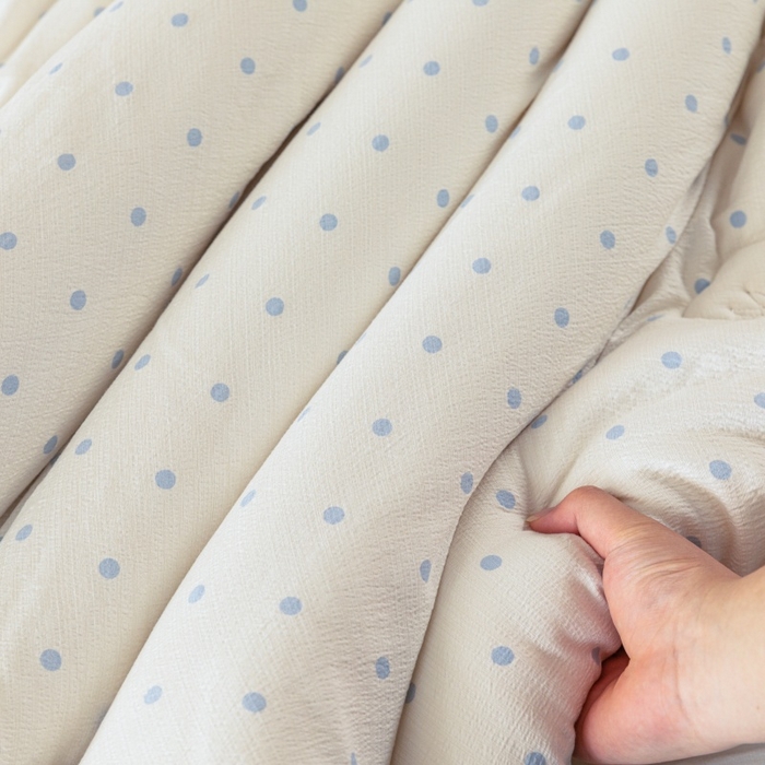 91家纺网 家纺一手货源 找家纺 小叮当家纺仓储工厂店 2025新款A类云感双层纱冬被春秋被被子被芯 海盐汤圆