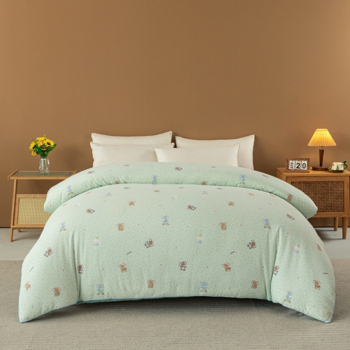 91家纺网 家纺一手货源 找家纺 小叮当家纺仓储工厂店 2025新款A类云感双层纱冬被春秋被被子被芯 少女象