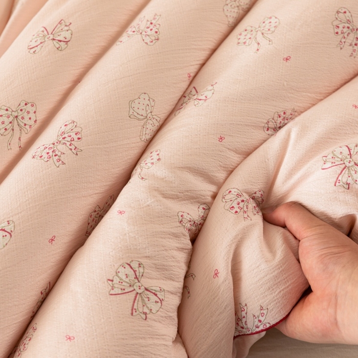 91家纺网 家纺一手货源 找家纺 小叮当家纺仓储工厂店 2025新款A类云感双层纱冬被春秋被被子被芯 心愿