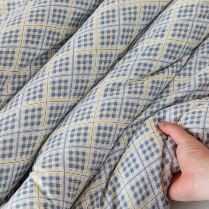 91家纺网 家纺一手货源 找家纺 小叮当家纺仓储工厂店 2025新款A类云感双层纱冬被春秋被被子被芯 银河