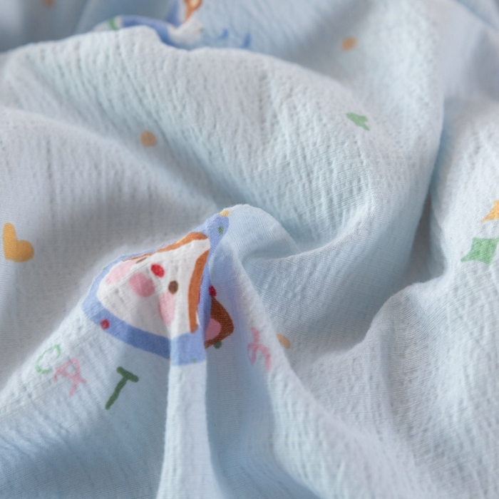 91家纺网 家纺一手货源 找家纺 小叮当家纺仓储工厂店 2025新款A类云感双层纱冬被春秋被被子被芯 生日宴会-蓝