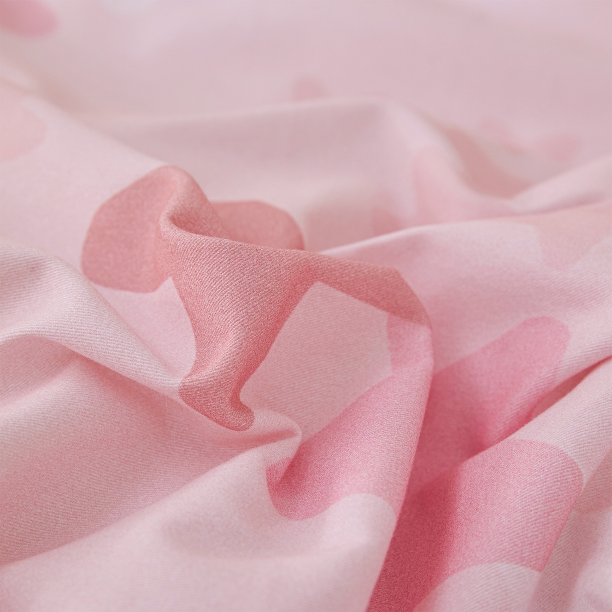 91家纺网 家纺一手货源 找家纺 元元家居（元元被业） 2025秋冬新款全棉纯棉磨毛印花四件套 星星格格