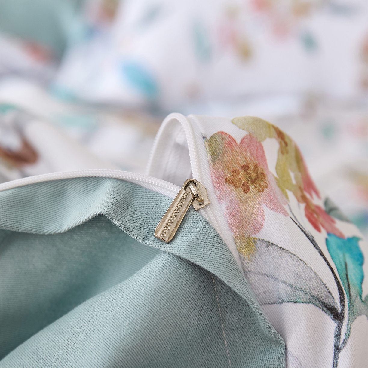 91家纺网 家纺一手货源 找家纺 元元家居（元元被业） 2025秋冬新款全棉纯棉磨毛印花四件套 云季花盟