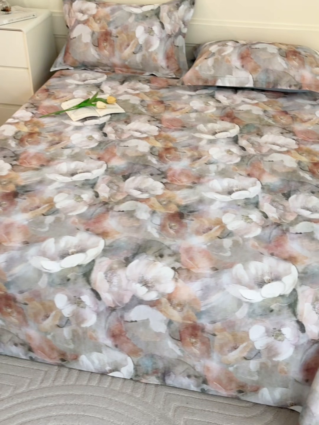 91家纺网 家纺一手货源 找家纺 元元家居（元元被业） 2025秋冬新款全棉纯棉磨毛印花单床单 香雾蒙月