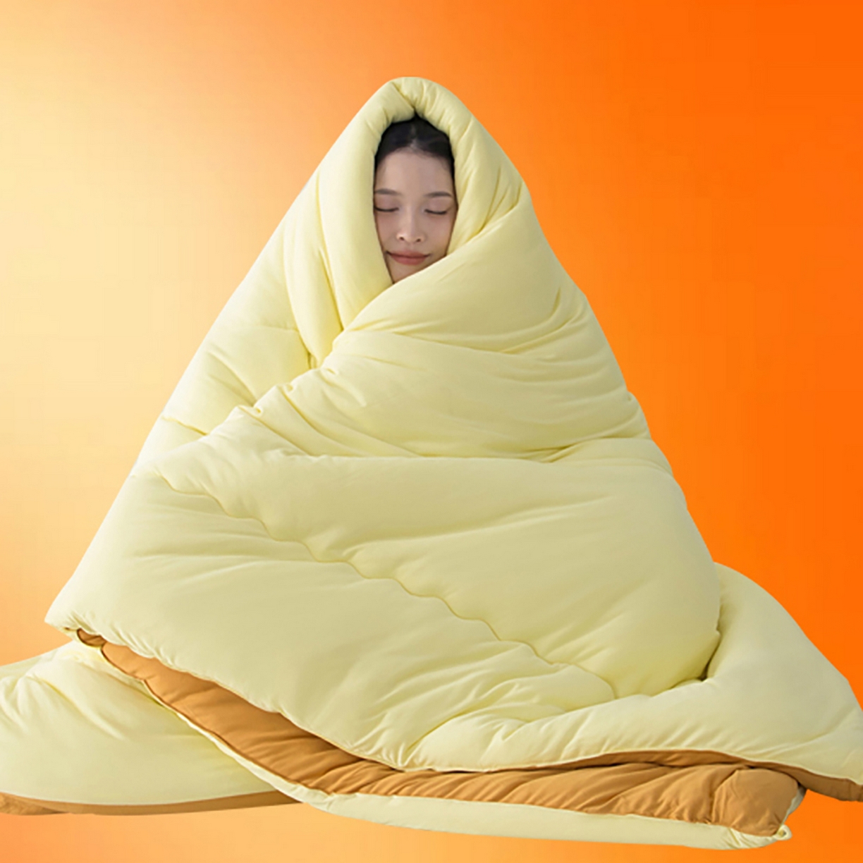 91家纺网 家纺一手货源 找家纺 （总）兰芯纭 2025新款A类针织大豆被被子被芯-一路（鹿）有你