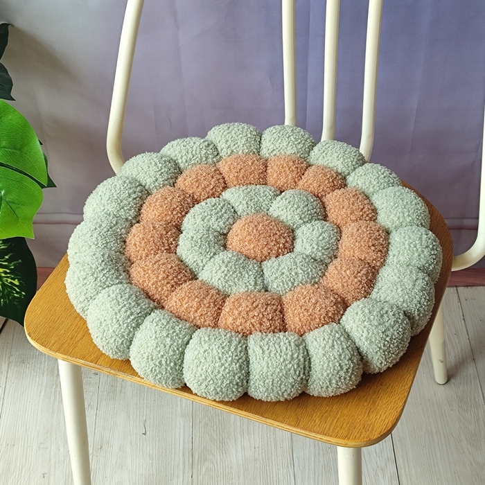 91家纺网 家纺一手货源 找家纺 （总）李帅家居 2025新款甜圈编织饼干坐垫抱枕靠垫沙发垫椅子垫毛绒玩偶垫子屁股垫
