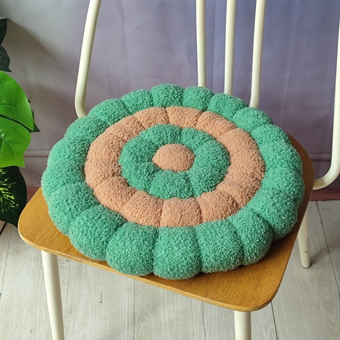 91家纺网 家纺一手货源 找家纺 （总）李帅家居 2025新款甜圈编织饼干坐垫抱枕靠垫沙发垫椅子垫毛绒玩偶垫子屁股垫