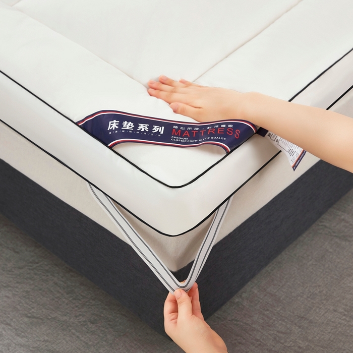 （总）小叮当家纺仓储工厂店 2025新款加厚立体整张棉酒店学生床垫抗菌云尚亲肤软床垫垫子